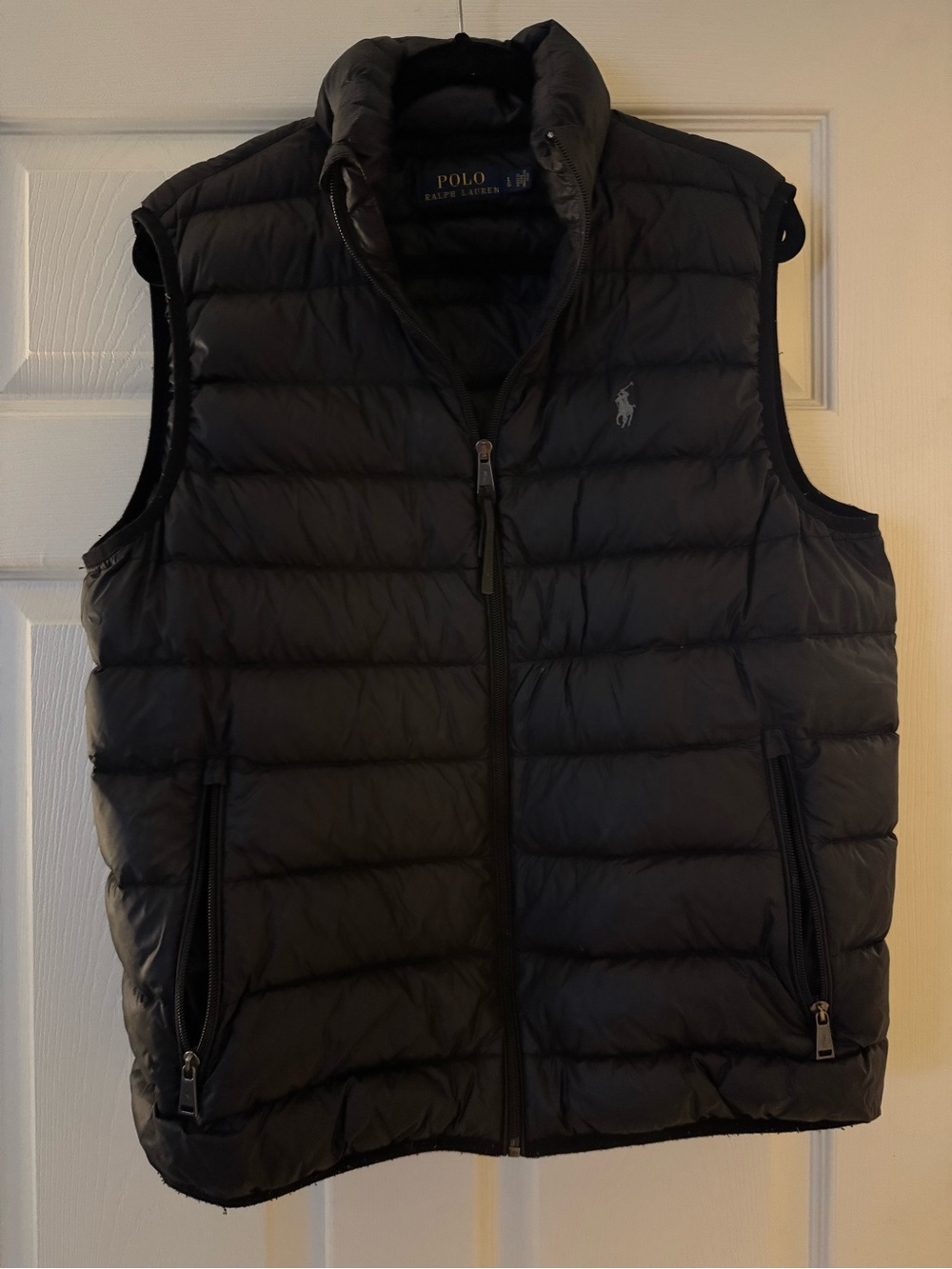 Ralph Lauren Black Quilted Down Vest